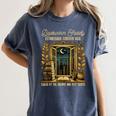 Reading Book Lover Bookish Readers Bookworm Society Women's Comfort Colors T-Shirt Moss