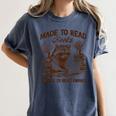 Reading Book Lover Made To Read Books Forces To Read Emails Women's Comfort Colors T-Shirt Moss