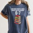 Reading Book Teacher 67 Six Seven Meme Women's Comfort Colors T-Shirt Moss Reading Book Teacher 67 Six Seven Meme Women's Comfort Colors T-Shirt Moss