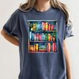 Reading And Bookcase Magic Book Premium Women's Comfort Colors T-Shirt Moss Reading And Bookcase Magic Book Premium Women's Comfort Colors T-Shirt Moss