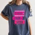 Reading Books Its Book Fair Week Women's Comfort Colors T-Shirt Moss