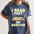 Reading Books For Kids Book Lover Bookworm Librarian Women's Comfort Colors T-Shirt Moss
