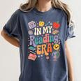 In My Reading Era Books Lovers Men Women Kids Women's Comfort Colors T-Shirt Moss