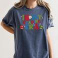 In My Reading Era Read Book Librarian Teacher Men Women Kids Women's Comfort Colors T-Shirt Moss
