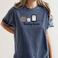 Reading Season Book Lover Librarian Cozy Bookworm Women's Comfort Colors T-Shirt Moss Reading Season Book Lover Librarian Cozy Bookworm Women's Comfort Colors T-Shirt Moss