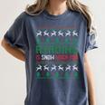 Reading Is Snow Much Fun Winter Bookworm Reading Book Lovers Women's Comfort Colors T-Shirt Moss
