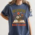 Reading Squad Book Lover Bookish Floral Readers Make Leaders Women's Comfort Colors T-Shirt Moss Reading Squad Book Lover Bookish Floral Readers Make Leaders Women's Comfort Colors T-Shirt Moss