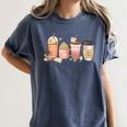 Reading Tea Coffee And Books Women's Comfort Colors T-Shirt Moss Reading Tea Coffee And Books Women's Comfort Colors T-Shirt Moss
