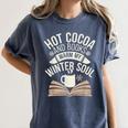 Reading All Winter Cozy Book Lover And Literary Escape Women's Comfort Colors T-Shirt Moss Reading All Winter Cozy Book Lover And Literary Escape Women's Comfort Colors T-Shirt Moss