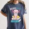 Reads Alotl Shirt Kids Readsolotl Read Axolotl Shirt Books Women's Comfort Colors T-Shirt Moss