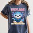 Readsolotl Kawaii Axolotl Book Lover Reading Women's Comfort Colors T-Shirt Moss Readsolotl Kawaii Axolotl Book Lover Reading Women's Comfort Colors T-Shirt Moss