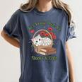 All I Really Need Are Books And Cats Book Lover Tee Women's Comfort Colors T-Shirt Moss