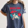 Retro Book Girl Summer For Women Beach Reading Women's Comfort Colors T-Shirt Moss Retro Book Girl Summer For Women Beach Reading Women's Comfort Colors T-Shirt Moss