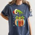 Retro Christmas Ornament Book Christmas Teacher Librarian Women's Comfort Colors T-Shirt Moss Retro Christmas Ornament Book Christmas Teacher Librarian Women's Comfort Colors T-Shirt Moss