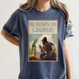Robinson Crusoe Book Cover 1920 Women's Comfort Colors T-Shirt Moss