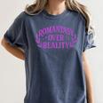 Romantasy Book Reader Aesthetic With Fantasy Feels Women's Comfort Colors T-Shirt Moss