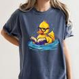 Rubber Duck Reading Book Swim Rubber Duckling Rubber Duckie Women's Comfort Colors T-Shirt Moss