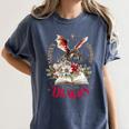 Santa's Favorite Book Dragon Christmas Magic Women's Comfort Colors T-Shirt Moss Santa's Favorite Book Dragon Christmas Magic Women's Comfort Colors T-Shirt Moss