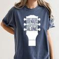 Sarcastic Jokes Genius Songwriters Are Introvert Guitarist Women's Comfort Colors T-Shirt Moss Sarcastic Jokes Genius Songwriters Are Introvert Guitarist Women's Comfort Colors T-Shirt Moss