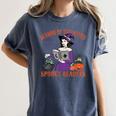 Season Of The Witch Spooky Readers Spell Book Hallowen Women's Comfort Colors T-Shirt Moss