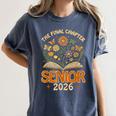 Senior 2026 Final Chapter Retro Book Lover Last First Day Women's Comfort Colors T-Shirt Moss Senior 2026 Final Chapter Retro Book Lover Last First Day Women's Comfort Colors T-Shirt Moss