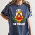 Shhh I'm Reading World Book Day Costume 2026 Kids Women's Comfort Colors T-Shirt Moss Shhh I'm Reading World Book Day Costume 2026 Kids Women's Comfort Colors T-Shirt Moss