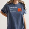 Six Seven Meme Reading Book Lover 6-7 67 Definition Women's Comfort Colors T-Shirt Moss Six Seven Meme Reading Book Lover 6-7 67 Definition Women's Comfort Colors T-Shirt Moss