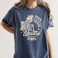 Smut Book Reader Spicy Romance Thick Thighs & Smutty Vibes Women's Comfort Colors T-Shirt Moss