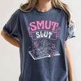 SMUT Slut Provocative Literature Book Club Book Reading Women's Comfort Colors T-Shirt Moss