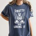 Smutty And Loving It Dark Fantasy Spicy Book Lover Women's Comfort Colors T-Shirt Moss Smutty And Loving It Dark Fantasy Spicy Book Lover Women's Comfort Colors T-Shirt Moss