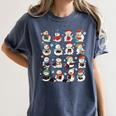 Snowman Reading Book Christmas Cozy Book Lover Bookish Women's Comfort Colors T-Shirt Moss Snowman Reading Book Christmas Cozy Book Lover Bookish Women's Comfort Colors T-Shirt Moss