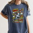 Softball Outfielder Best Traits Brave Retro Comic Book Art Premium Tri-Blend Women's Comfort Colors T-Shirt Moss