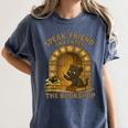 Speak Friend Enter Bookshop Magic Panther Women's Comfort Colors T-Shirt Moss Speak Friend Enter Bookshop Magic Panther Women's Comfort Colors T-Shirt Moss