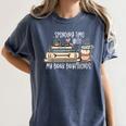 Spending Time With My Book Boyfriends Apparel Women's Comfort Colors T-Shirt Moss