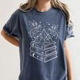 Stack Of Books And Dragons Bookworm Fantasy Books Lover Women's Comfort Colors T-Shirt Moss Stack Of Books And Dragons Bookworm Fantasy Books Lover Women's Comfort Colors T-Shirt Moss