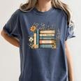 Subtle Book Anti Trump Women Book Loves Retro Women's Comfort Colors T-Shirt Moss