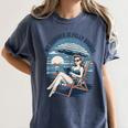 My Summer Is Fully Booked Fun Girls Summer Book Lovers Women's Comfort Colors T-Shirt Moss