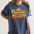 Sunshine & Books For Bookworm Summer Reading Women's Comfort Colors T-Shirt Moss Sunshine & Books For Bookworm Summer Reading Women's Comfort Colors T-Shirt Moss