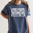 Superheroes Art Graphic Novels Comic Books Women's Comfort Colors T-Shirt Moss