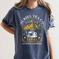 Suriel Tea Co Hot Or Cold Always Fresh Reader Book Lover Women's Comfort Colors T-Shirt Moss Suriel Tea Co Hot Or Cold Always Fresh Reader Book Lover Women's Comfort Colors T-Shirt Moss