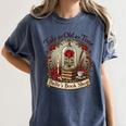 Tale As Old As Time Belle's Book Shop Book Coffee Book Women's Comfort Colors T-Shirt Moss