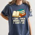 Like Thick Books Cant Lie Happiness Reading Positive Women's Comfort Colors T-Shirt Moss