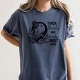 Thick Thighs And Kinky Smut Vibes Spicy Book Lovers Women's Comfort Colors T-Shirt Moss
