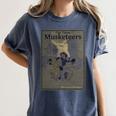The Three Musketeers Book Cover Women's Comfort Colors T-Shirt Moss The Three Musketeers Book Cover Women's Comfort Colors T-Shirt Moss
