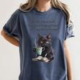 At Times I Think To Myself Drop The Book And Get Stuff Done Women's Comfort Colors T-Shirt Moss At Times I Think To Myself Drop The Book And Get Stuff Done Women's Comfort Colors T-Shirt Moss