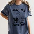 Today I'm A Serious Goose Animal Reading Book Lovers Women's Comfort Colors T-Shirt Moss Today I'm A Serious Goose Animal Reading Book Lovers Women's Comfort Colors T-Shirt Moss