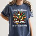 History Book Education Freedom Teacher Women Men Kids Women's Comfort Colors T-Shirt Moss History Book Education Freedom Teacher Women Men Kids Women's Comfort Colors T-Shirt Moss