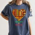 History Education Is Freedom Books Black History Heart Women's Comfort Colors T-Shirt Moss