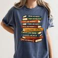 History Month Dream Like Martin Books Men Women Kids Women's Comfort Colors T-Shirt Moss