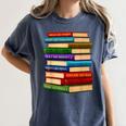 History Month Educated Black Leaders Reading Books Women's Comfort Colors T-Shirt Moss